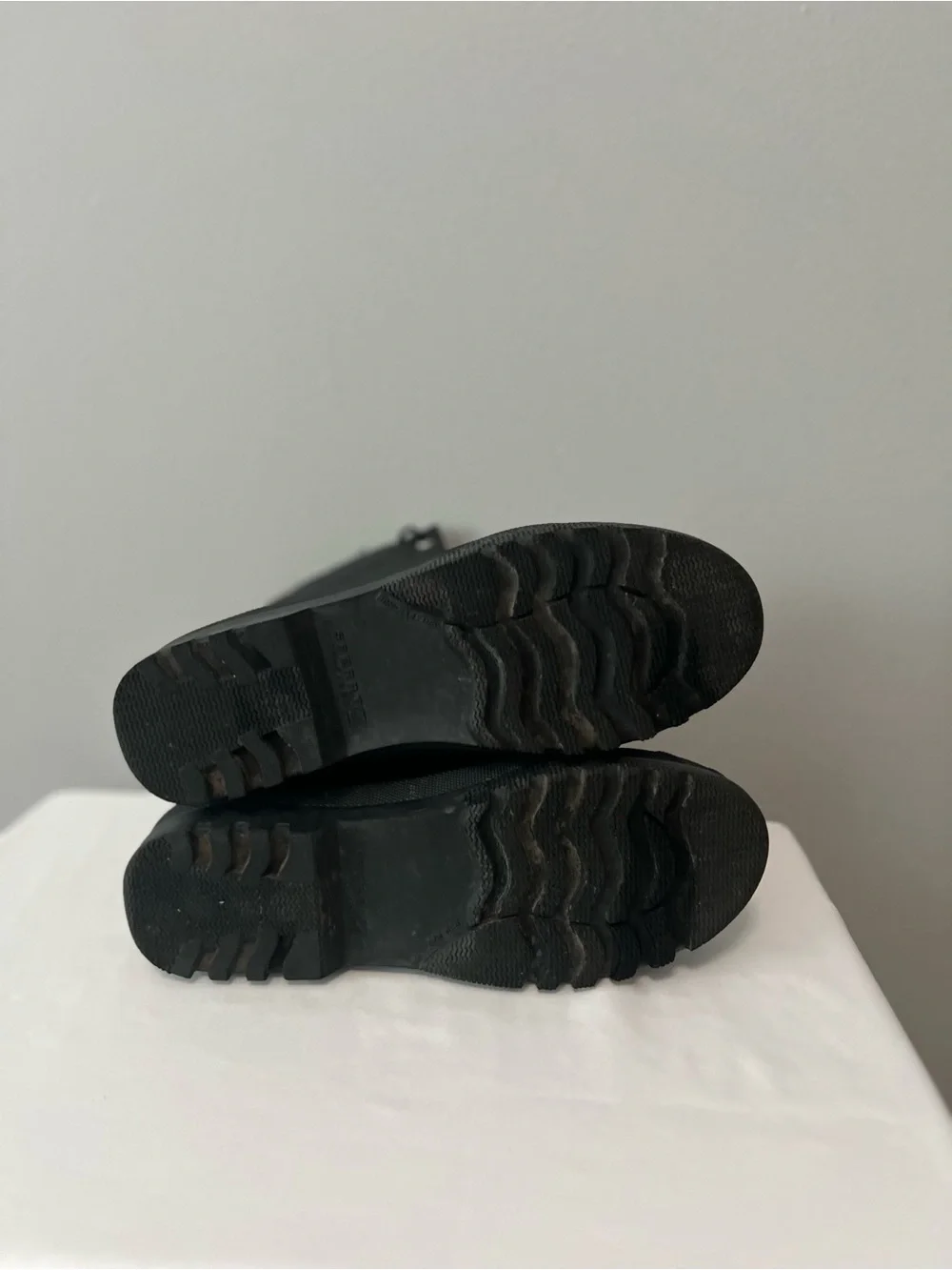 Sperry Black Gosling Quilted Rain Duck Boots Size 10